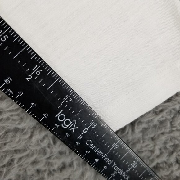 Soft Surroundings Top Womens Small White Lace Neckline Long Sleeve Blouse - Picture 6 of 8